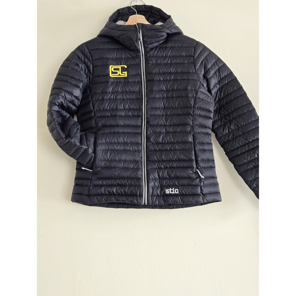 STIO Pinion Down Black Hooded Pullover Jacket Women's Medium